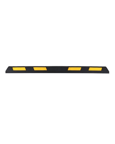 Parking space demarcation 180 cm, black-yellow. Buy in the online store.
