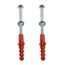 Mounting material set for parking space barrier 90 cm  