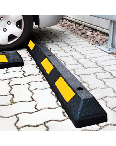 Parking space demarcation 90 cm, black-yellow. Buy in the online store.