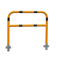 Tubular bracket made of steel tube Ø 48 x 2.5 mm with crossbar for wall mounting