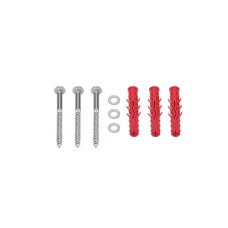 Mounting material set for flexible posts SB