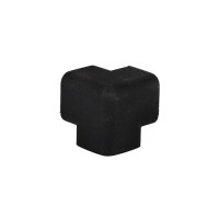 Protective corner type E 3-sided black