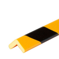 Corner protection profile type E 1 m yellow-black