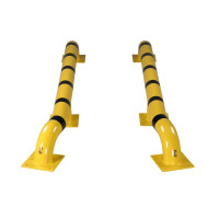 Set of modular entry aids D 159 mm for trucks, yellow-black