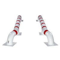 Set of modular entry aids D 159 mm for trucks, red and white