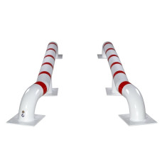 Set of modular entry aids D 159 mm for trucks, red and white
