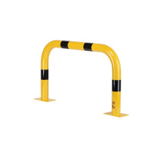 Steel hoop protection guard Galvanized und Coated Yellow-Black D 76 mm H 600 x W 1000 mm TEUV-tested