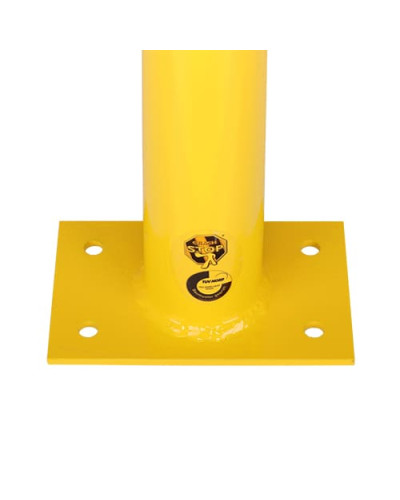 Rammschutzecken Eckschutzbügel 350 mm Höhe, 600x600 mm, verzinkt und beschichtet, zum Aufdübeln, gelb-schwarz - INCAPCORP. Kaufen Sie im Online-Shop