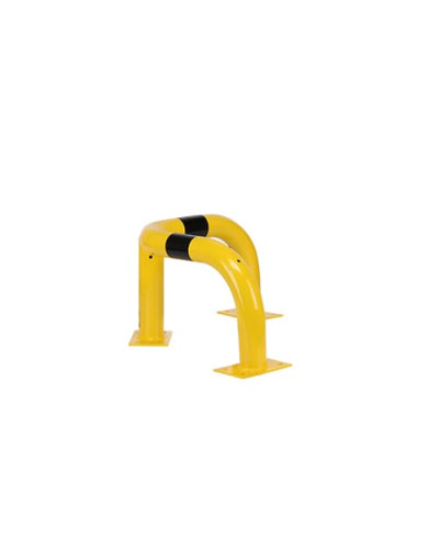 Rammschutzecken Eckschutzbügel 350 mm Höhe, 600x600 mm, verzinkt und beschichtet, zum Aufdübeln, gelb-schwarz - INCAPCORP. Kaufen Sie im Online-Shop
