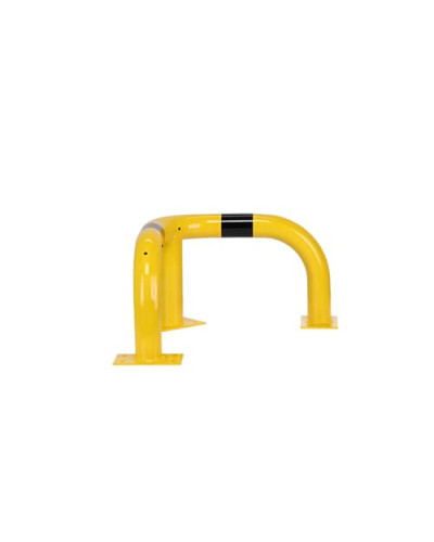 Rammschutzecken Eckschutzbügel 350 mm Höhe, 600x600 mm, verzinkt und beschichtet, zum Aufdübeln, gelb-schwarz - INCAPCORP. Kaufen Sie im Online-Shop