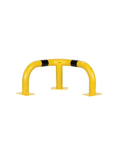 Rammschutzecken Eckschutzbügel 350 mm Höhe, 600x600 mm, verzinkt und beschichtet, zum Aufdübeln, gelb-schwarz - INCAPCORP. Kaufen Sie im Online-Shop