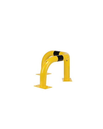 Rammschutzecken Eckschutzbügel 350 mm Höhe, 600x600 mm, verzinkt und beschichtet, zum Aufdübeln, gelb-schwarz - INCAPCORP. Kaufen Sie im Online-Shop