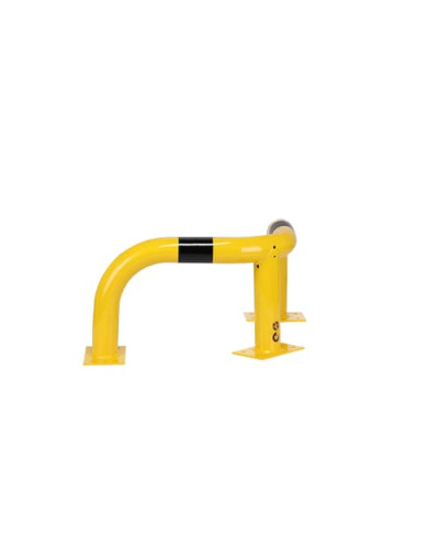 Rammschutzecken Eckschutzbügel 350 mm Höhe, 600x600 mm, verzinkt und beschichtet, zum Aufdübeln, gelb-schwarz - INCAPCORP. Kaufen Sie im Online-Shop