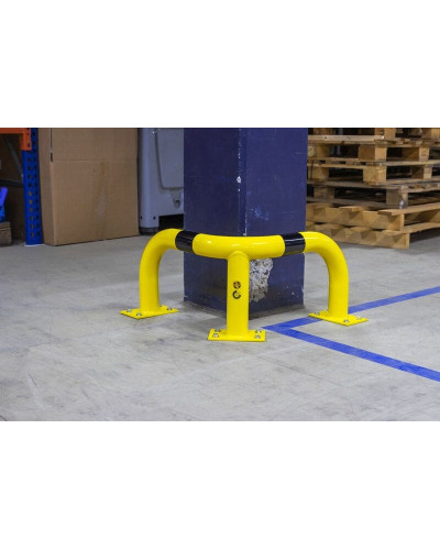 Impact Corner Protection 600 mm high, 600x600 mm, Indoor, for dowelling, Yellow-Black  - INCAPCORP. Buy in the online store.