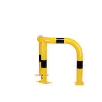 Impact Corner Protection 600 mm high, 600x600 mm, yellow-black, Indoor, TEUV-certified
