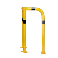 Impact Corner Protection 1200 mm high, 600x600 mm, yellow-black, Indoor, TEUV-certified
