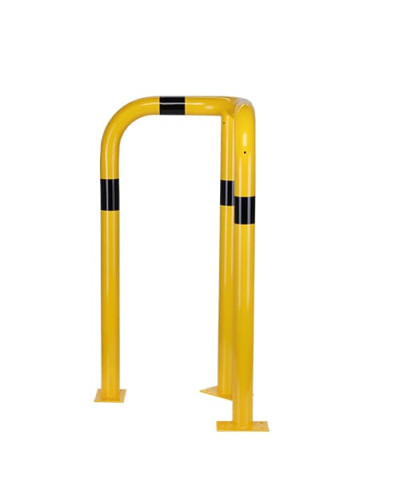 Rammschutzecken Eckschutzbügel 1200 mm Höhe, 600x600 mm, verzinkt und beschichtet, zum Aufdübeln, gelb-schwarz - INCAPCORP. Kaufen Sie im Online-Shop