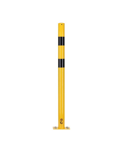 Rammschutzpoller D 76 mm H 1200 mm, gelb/schwarz. TÜV-zertifiziert. Kaufen Sie im Online-Shop