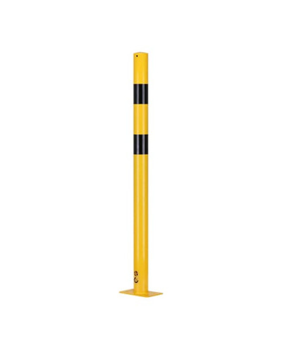 Rammschutzpoller D 76 mm H 1200 mm, gelb/schwarz. TÜV-zertifiziert. Kaufen Sie im Online-Shop