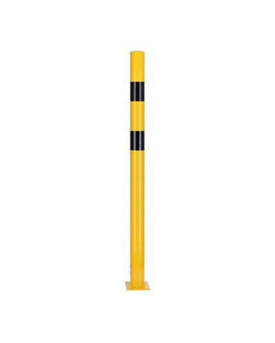Rammschutzpoller D 76 mm H 1200 mm, gelb/schwarz. TÜV-zertifiziert. Kaufen Sie im Online-Shop