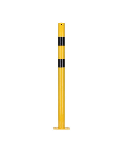 Rammschutzpoller D 76 mm H 1200 mm, gelb/schwarz. TÜV-zertifiziert. Kaufen Sie im Online-Shop