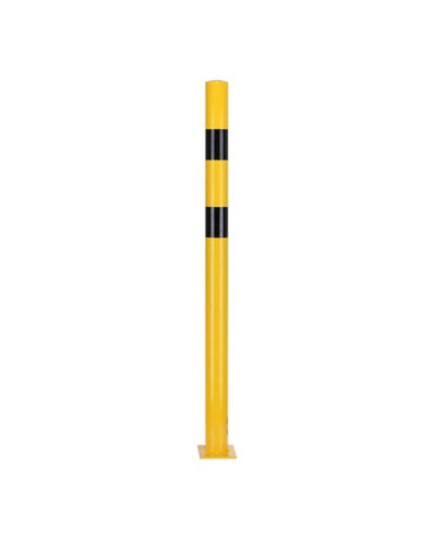 Rammschutzpoller D 76 mm H 1200 mm, gelb/schwarz. TÜV-zertifiziert. Kaufen Sie im Online-Shop