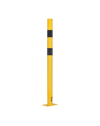 Rammschutzpoller D 76 mm H 1200 mm, gelb/schwarz. TÜV-zertifiziert. Kaufen Sie im Online-Shop