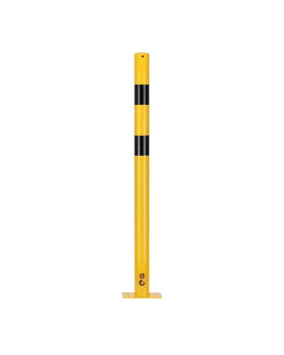 Rammschutzpoller D 76 mm H 1200 mm, gelb/schwarz. TÜV-zertifiziert. Kaufen Sie im Online-Shop