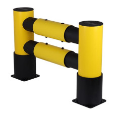 Rack-end barrier Golf double rail, 1100 mm, TÜV tested