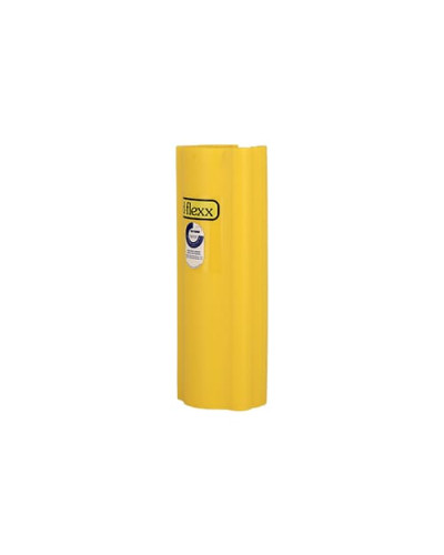 Rack Guard Protector ALFA 400 mm, 100-125 mm wide, yellow, clip on - INCAPCORP. Buy in the online store.