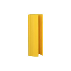 Rack Guard Protector ALFA 400 mm for rack legs widths of 100-125 mm, yellow, TÜV tested