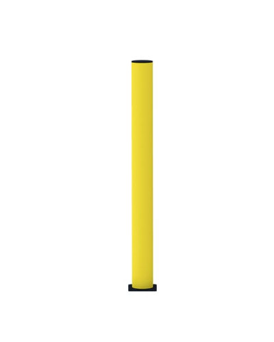DELTA bollard made of flexible special plastic, height 1200 mm and diameter 110 mm, Yellow, for Dowelling - INCAPCORP. Buy in the online store.