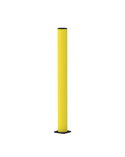 DELTA bollard made of flexible special plastic, height 1200 mm and diameter 110 mm, Yellow, for Dowelling - INCAPCORP. Buy in the online store.