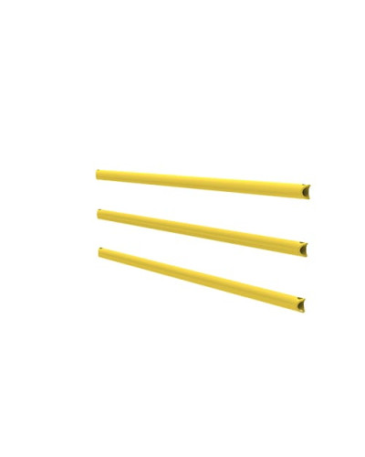 Set of bars made of flexible special plastic for safety barrier Delta 3, yellow - INCAPCORP. Buy in the online store.