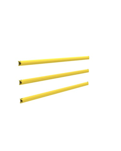 Set of bars made of flexible special plastic for safety barrier Delta 3, yellow - INCAPCORP. Buy in the online store.