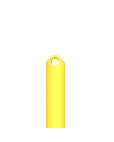Set of bars made of flexible special plastic for safety barrier Delta 3, custom-cut, yellow - INCAPCORP. Buy in the online store.