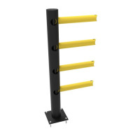 Extension set 90 degree angle: 1 pieces of corner posts and 4 pieces of spars for Safety Barrier DELTA 4