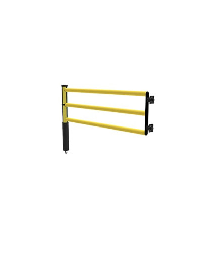 Swing door Juliet 1750 mm for modular ECHO traffic barrier, yellow-black - INCAPCORP. Buy in the online store.