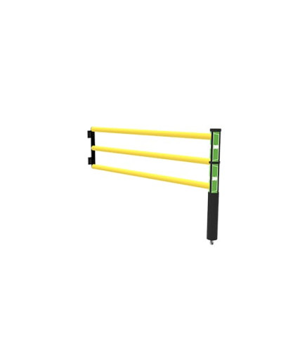 Swing door Juliet 2000 mm for modular Traffic barrier ECHO, yellow-black - INCAPCORP. Buy in the online store.
