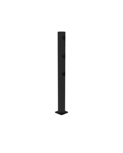 JULIET 90-degree angle center post Gate for Swing Doors diameter 110 x height  1200 mm, black, for Dowelling - INCAPCORP. Buy in the online store.
