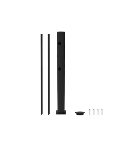 JULIET 22.5 degree angle center post Gate for Swing Doors diameter 110 x height  1200 mm, black, for Dowelling - INCAPCORP. Buy in the online store.