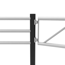 JULIET 292.5 degree angle center post Gate for Swing Doors diameter 110 x height  1200 mm, black