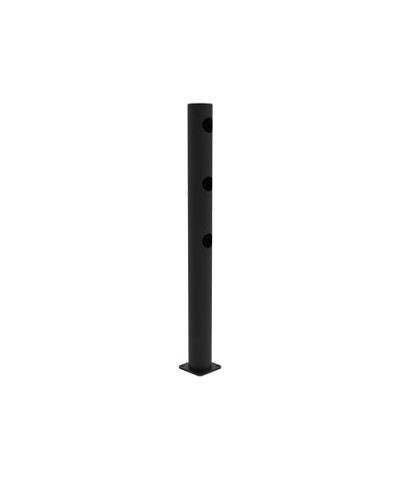 JULIET 292.5 degree angle center post Gate for Swing Doors diameter 110 x height  1200 mm, black, for Dowelling - INCAPCORP. Buy in the online store.