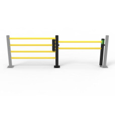 Delta 4-row/Oscar Sliding Door 1500 mm, yellow-black