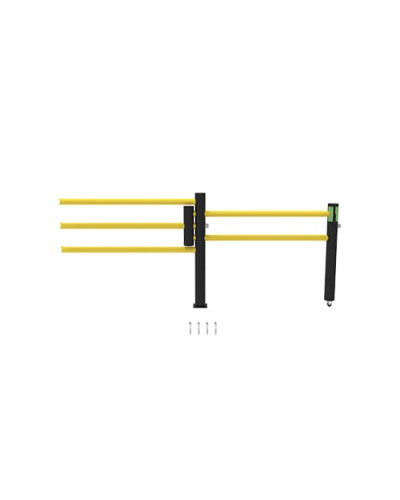 Delta 3-row/Oscar Sliding Door 1200 mm Wide for Modular ECHO Traffic Barrier Systems, yellow-black - INCAPCORP. Buy in the online store.