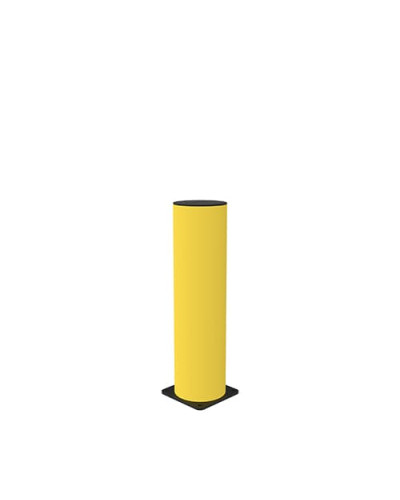 Bollard Bravo D 200 x H 750 made of flexible special plastic, yellow, for Dowelling - INCAPCORP. Buy in the online store.