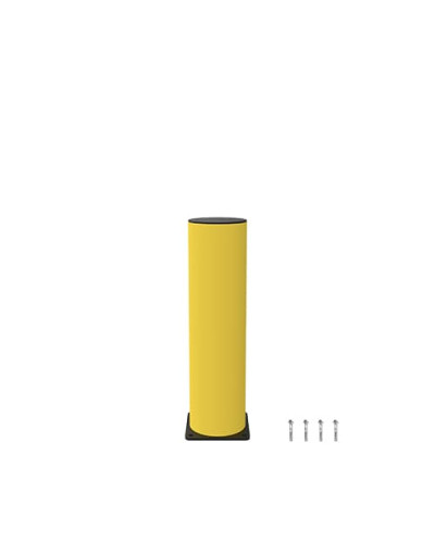 Bollard Bravo D 200 x H 750 made of flexible special plastic, yellow, for Dowelling - INCAPCORP. Buy in the online store.
