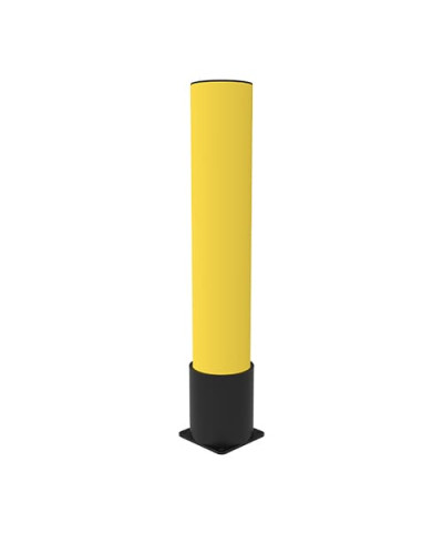 Bollard Bravo D 200 x H 1200 made of flexible special plastic, with rotating collar, yellow, for Dowelling - INCAPCORP. Buy in the online store.
