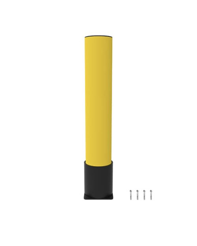 Bollard Bravo D 200 x H 1200 made of flexible special plastic, with rotating collar, yellow, for Dowelling - INCAPCORP. Buy in the online store.