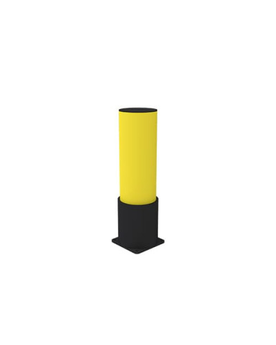 Bollard Bravo D 200 x H 750 made of flexible special plastic, with rotating collar, yellow, for Dowelling - INCAPCORP. Buy in the online store.